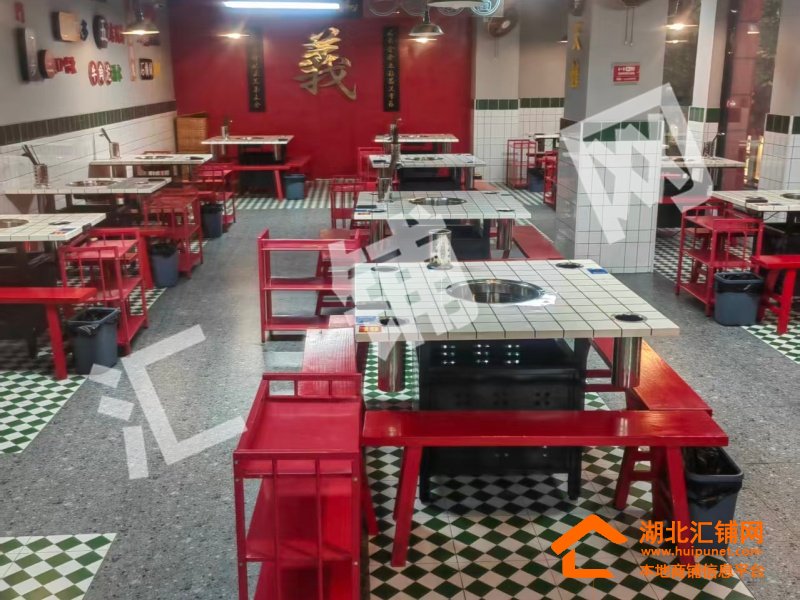 丹江口人民購物廣場臨街300㎡火鍋店轉讓