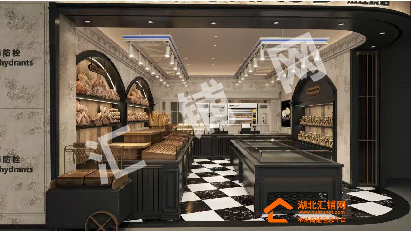 北京路京华园临街156㎡精装烘焙转让